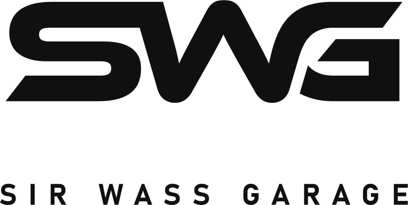 SirWass Garage logo, black